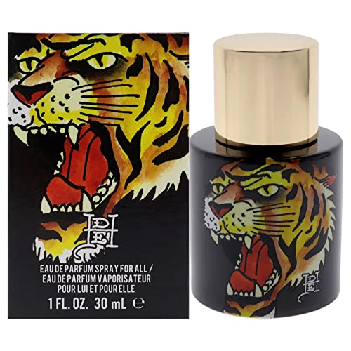 Ed Hardy Tiger Ink Unisex Fragrance for Men & Women, Eau de Parfum Spray, 1.0 fl. oz
